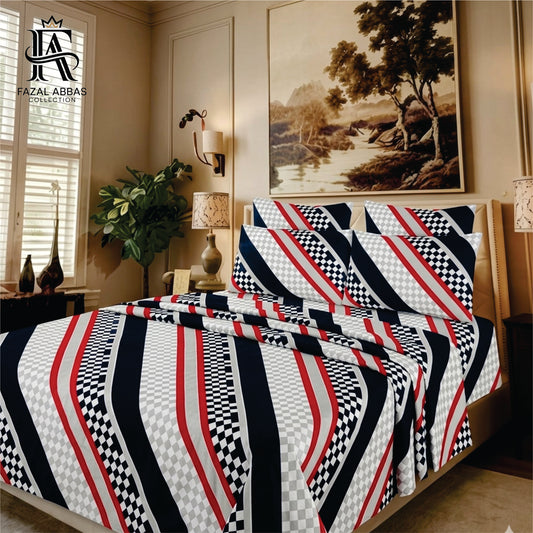 6 Piece King Size Bedsheet Set – Premium Bedding Collection | Comfortable & Durable